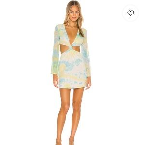 Bundy Mini Dress in Tie Dye